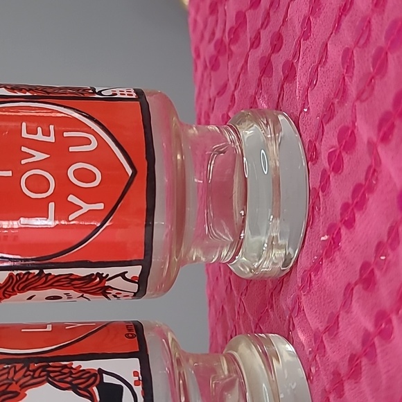 VINTAGE RAGGEDY ANN & ANDY 'I LOVE YOU' SMALL GLASSES 1972  BOBBS-MERRILL CO INC - Picture 4 of 5